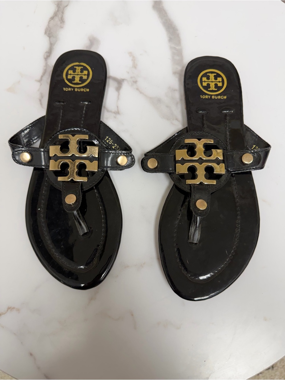 Tory Burch Black Sandal 39